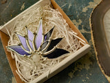 Big Boho Lotus with silver plated