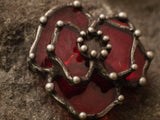 Poppy Stain Glass Brooch