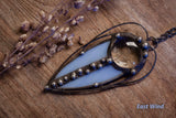 Pendant Wind, color pendant, Stain Glass Necklace, witchcraft jewelry, necklace custom, pendant's, necklaces for girlfriend, necklace design