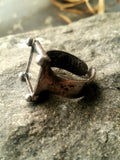 Mirror Square Ring, , Geometric, gift for here, bestfriend gift, for girlfriend, birthday gift, squared, quadrant, 14 feb, valentines day