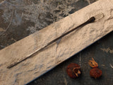Chinese metal hair stick with clear Quartz, Hair Clip
