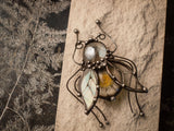 Brooch beetle scarab