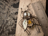 Brooch beetle scarab