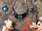 Forest drops earrings - blue
