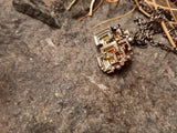 Fantastic fractal necklace from Bismuth crystal
