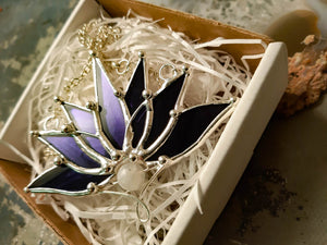 Big Boho Lotus with silver plated