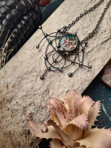Labradorite harp on which rain played its song