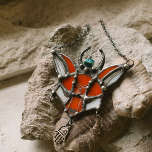 Meditative Fox Pendant