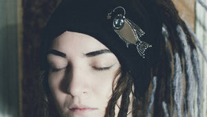Brooch Anglerfish, sea world, brooch fish, stain glass, fried herbs, pin, ocean brooch, dweller of deep, anglerfish