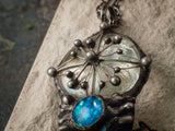 Pendant with natural stone - Lera&#39;s dream. arrow compass, Compas for you mind,  Compass jewelry, compass necklace