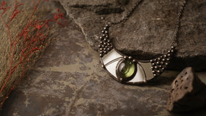 Pendant Crescent Moon Mirror, Crescent Moon Pendant, Boho Accessory, mirror pendant, mirror necklace, lunar necklace, Moon Jewelry boho chic