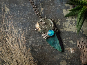 Pendant with natural stone - Lera&#39;s dream. arrow compass, Compas for you mind,  Compass jewelry, compass necklace