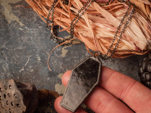 Black Coffin Pendant