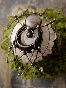 Quartz Crystal Pendant. Medallion straight from Salem.