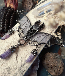 Bat necklace