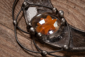 Crescent moon Pendant - Ashes of Sunrise